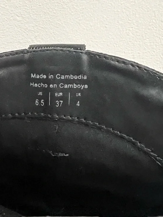 Aldo Women's Black Textured Knee-High Heeled Boot - Picture 10 of 11